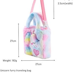 ⁦ADISA Unicorn Toddler Bag Princess Cute Crossbody Handbags Gift for Girls⁩ - الصورة ⁦3⁩