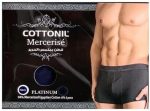 ⁦Cottonil Men Mercerise Cotton Boxer Plain Color⁩ - الصورة ⁦4⁩