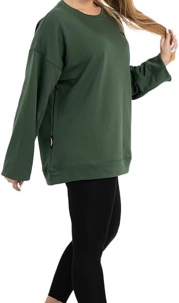 سويتشرت قطن رقبه دائريه للجنسين من Work Fit