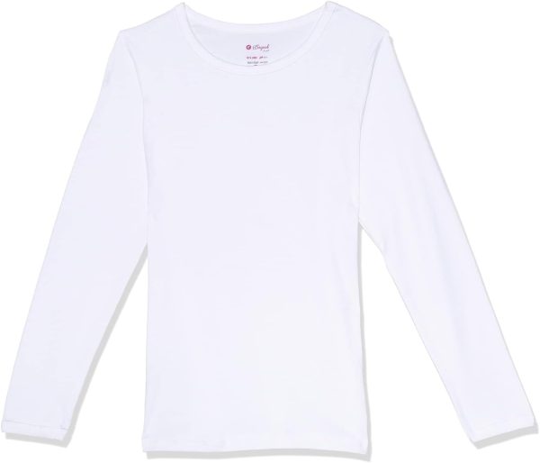 Elsayaad Kids Long Sleeves Undershirt Round Neck Underwear