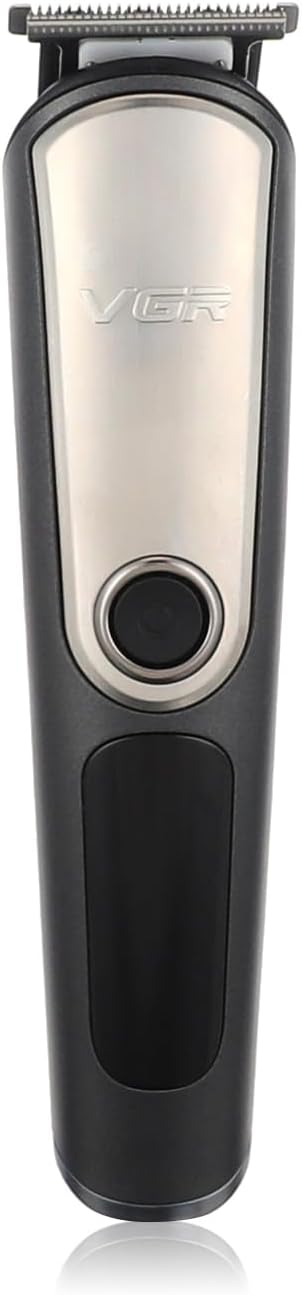 مجموعة جهاز تشذيب الشعر للوجه والشعر والجسم 5 في 1 من جي ار V-105 للشعر واللحية والاذن والانف والرأس وكامل الجسم مقاومة للماء IPX6 قابلة للغسل بالكامل 60 دقيقة فى جى