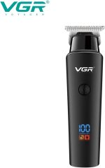 ⁦VGR V-937 Professional Rechargeable Hair Trimmer with USB Charging Cable, LED Display, Stainless Steel blades, 3 Guide Combs for Men, 2000 mAh Li-ion Battery (Black)⁩ - الصورة ⁦8⁩