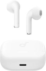 soundcore K20i by Anker, Semi-in-Ear Earbuds, Bluetooth Wireless, 36H Playtime, Fast Charge, Clear Sound, ENC 2-Mic Clear Calls, Custom EQ, IPX5, Bluetooth 5.3, App Control, White, 18 Months Warranty