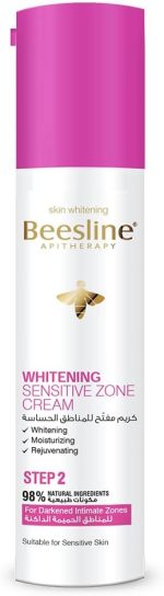Beesline Whitening Sensitive Zone Cream For Darkened Intimate Areas & Moisturizing - 50 ml