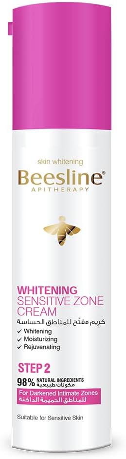 Beesline Whitening Sensitive Zone Cream For Darkened Intimate Areas & Moisturizing - 50 ml