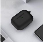 ⁦G-Power Silicone Airpod Protective Case Containing Safe Edges With Simple Design And Easy Install For Airpods Pro 2 - Black⁩ - الصورة ⁦5⁩