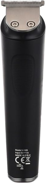 ⁦مجموعة جهاز تشذيب الشعر للوجه والشعر والجسم 5 في 1 من جي ار V-105 للشعر واللحية والاذن والانف والرأس وكامل الجسم مقاومة للماء IPX6 قابلة للغسل بالكامل 60 دقيقة فى جى⁩ - الصورة ⁦2⁩