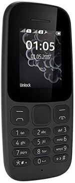 ⁦Mobile-105 Dual SIM, Black &⁩ - الصورة ⁦3⁩