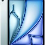 Apple iPad Air 13-inch with M3 chip Built for Apple Intelligence, Liquid Retina Display, 256GB, 12MP Front/Back Camera, Wi-Fi 6E + 5G Cellular, Touch ID, All-Day Battery Life — Blue