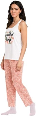 كارينا طقم بيجامة للنساء (كوكيز)