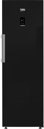 ⁦Beko Upright Freezer -No Frost - 8 Drawers (5 Drawers + 3 Shelfs) - 286 Liters Net Capacity - Digital Tact Display Control - Black - B3RFNE314ZXPEB1⁩ - الصورة ⁦3⁩