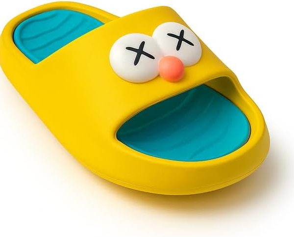 CKAVO Unisex Kids Bear Slides - Cloud Shower Slippers Cute Cartoon Open Toe Slipper.