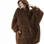 Bomb Oversized Wearable Blanket with Hood One Size Up to 135k for Men and Women Made of
