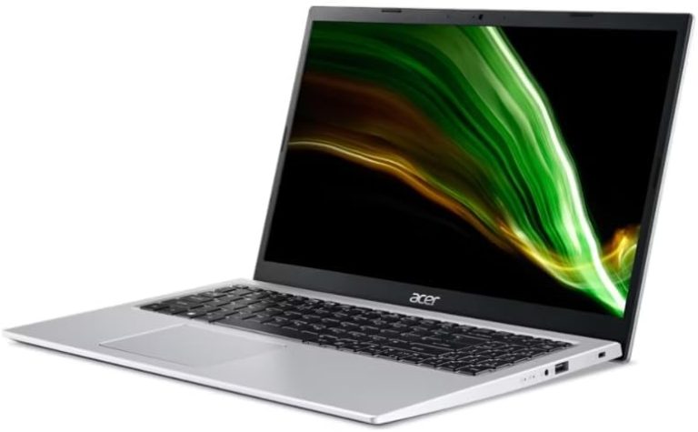 Acer Aspire 3 A315-59-58XR Core i5-1235U Processor 8GB RAM 512GB SSD Intel Iris Xe Graphics DOSFHD ComfyView Slim Laptop, 15.6-Inch Size, Silver