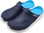 ⁦Men's Clog Slippers Comfortable Medical Insole Flexible Outdoor Home Slippers - Medical Blue Insole⁩ - الصورة ⁦3⁩