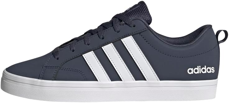 41JHQYDLZfL._AC_SL1100_.jpg Adidas VS Pace Faux Leather Contrast Three Side Stripe Front Logo Skateboarding Shoes for Men - Dash, 42 2/3