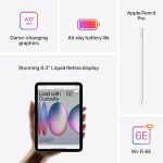 ⁦Apple 2024 iPad mini (Wi-Fi, 128GB) - Purple (7th generation)⁩ - الصورة ⁦3⁩