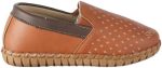 ⁦TOBAKO Sneaker Boys Casual Leather Mold 785 HAVAN, 36 EU⁩ - الصورة ⁦2⁩
