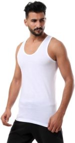 ⁦Mesery Set Of (3) Breathable Cotton Undershirts - White⁩ - الصورة ⁦7⁩