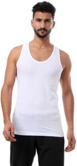 ⁦Mesery Set Of (3) Breathable Cotton Undershirts - White⁩ - الصورة ⁦6⁩