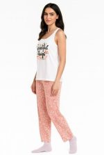 ⁦كارينا طقم بيجامة للنساء (كوكيز)⁩ - الصورة ⁦2⁩