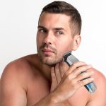 ⁦Hair Shaver Clipper 2-in-1 Precision Trimmer with Stainless Steel Blades, 2 Combs & Indicator Light | 5W Power | Salon-Quality Hair Cutting Tool for Home Use SK-797 (Blue)⁩ - الصورة ⁦5⁩