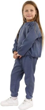 ⁦MiniMe kidswear Girls Cotton Sweatpants Mini-502Parent3⁩ - الصورة ⁦5⁩