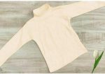 ⁦High Cool Basic Kids Boys Girls Winter High Neck Long Sleeve Fleece Lined Pile T-Shirt⁩ - الصورة ⁦3⁩