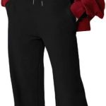 Sherwal High Waist Wide Leg Sweatpants - Sportswear - Side Pockets and Drawstring Waist for Women