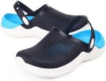 ⁦Men's Clog Slippers Comfortable Medical Insole Flexible Outdoor Home Slippers - Medical Blue Insole⁩ - الصورة ⁦4⁩