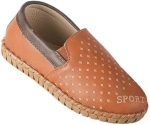 ⁦TOBAKO Sneaker Boys Casual Leather Mold 785 HAVAN, 36 EU⁩ - الصورة ⁦3⁩