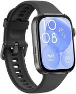 ⁦HUAWEI WATCH FIT 3 Smartwatch, 1.82" AMOLED Display, Ultra-Slim Design, All-Round Fitness Management, Comprehensive Health Management, Durable Battery Life, Compatible with iOS & Android, Black⁩ - الصورة ⁦3⁩