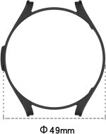 ⁦جراب حماية من تيوجيفي متوافق مع ساعة جالكسي 6 كلاسيك 47 ملم غطاء كامل البولي يوريثين الحراري الناعم لساعة أسود⁩ - الصورة ⁦5⁩