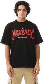 وايت رابيت تيشرت مريح برقبة دائرية