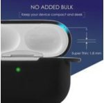 ⁦G-Power Silicone Airpod Protective Case Containing Safe Edges With Simple Design And Easy Install For Airpods Pro 2 - Black⁩ - الصورة ⁦6⁩
