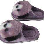 Boys Girls Winter Slippers Indoor or Outdoor Latest Fashion Slipper Flip Flops Casual Kids Boys Fur Cochie Sole Kids Slippers [Panda Face]