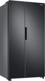 ⁦Samsung Side by Side Refrigerator RS66A8100B1/MR 641L - 23 Cubic Feet - Black- (local warranty)⁩ - الصورة ⁦2⁩