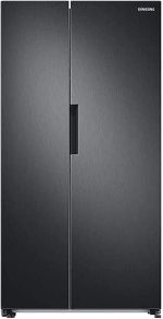 Samsung Side by Side Refrigerator RS66A8100B1/MR 641L - 23 Cubic Feet - Black- (local warranty)