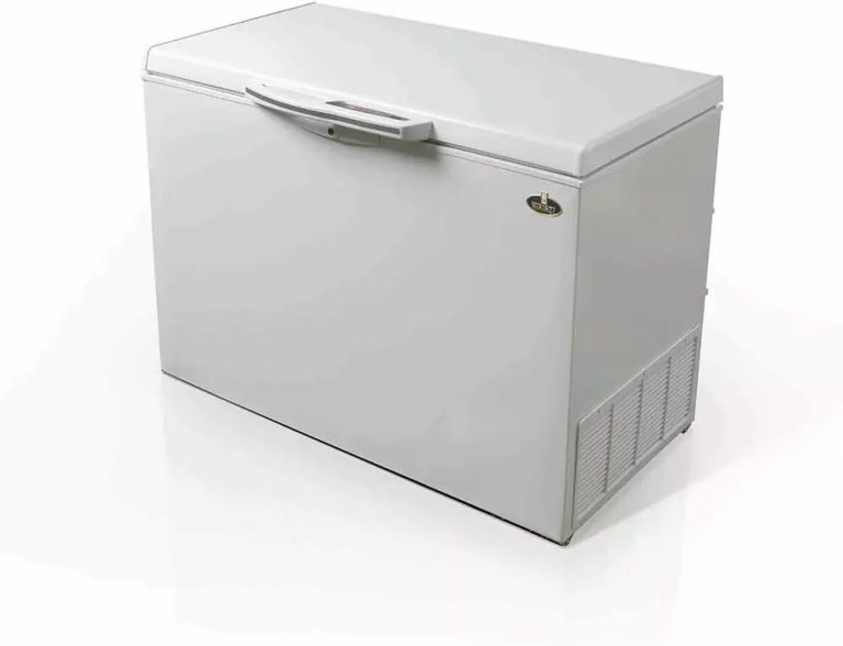 Kiriazi kh338 cf with digital screen on the hand - chest freezer premiere - white