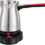 VIO Electric Hot Water Kettle 500ml Stainless Steel Coffee Machine Greek Turkish Coffee Maker Portable Waterproof Electric Hot Boiled Pot Home Portable Tea Maker