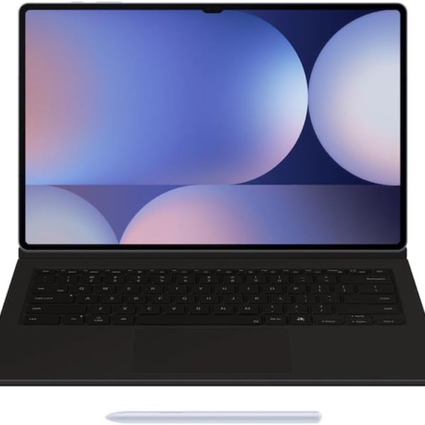 Samsung Galaxy Tab S10 Ultra Gray 256GB - AI Tablet, 14.6", AMOLED 2X, Anti-Reflection, 420 Nits, Vapor Chamber, S Pen Included, International Version w/Book Cover Slim Keyboard Case