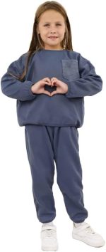 ⁦MiniMe kidswear بناتي سويتشرت قطن بأكمام طويله Mini-500Parent1⁩ - الصورة ⁦3⁩