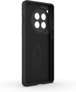 ⁦جراب متوافق مع OnePlus 12R 5G ، - غطاء مزدوج الحماية مصقول مقاوم للصدمات شديد التحمل فائق الجودة مع حماية للكاميرا - غطاء واقي مضاد للخدش متين و مقاوم للانزلاق - أسود⁩ - الصورة ⁦8⁩