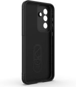 ⁦جراب متوافق مع سامسونج جلاكسى M56 5G ، - غطاء مزدوج الحماية مصقول مقاوم للصدمات شديد التحمل و مقاوم للانزلاق مع حماية فائقة للكاميرا - غطاء واقي مضاد للخدش من Graby Shop - اسود⁩ - الصورة ⁦8⁩