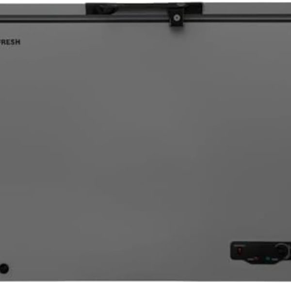 Fresh 270 Digital Chest Freezer, 200 Liter Capacity, Extra Grey