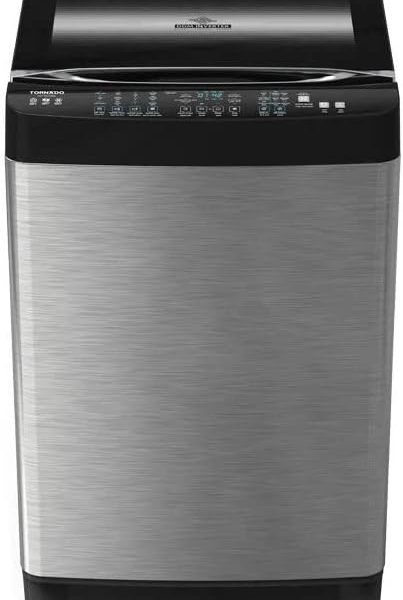 غسالة ملابس اوتوماتيك تحميل علوي بسعة 17 كجم من تورنيدو، انفرتر DDM، مع مضخة، ستانلس ستيل، TWT-TLD17RSC، كيلوجرام، متعدد