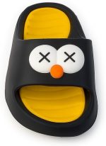 ⁦شبشب بتصميم دب للأطفال من الجنسين من كافو - شبشب استحمام بتصميم كرتوني لطيف مفتوح عند الأصابع⁩ - الصورة ⁦3⁩