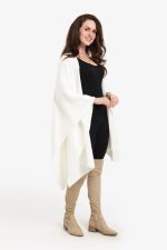 ⁦CLUE Women Plain Relaxed Poncho⁩ - الصورة ⁦3⁩