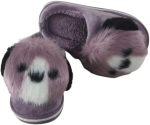 ⁦Boys Girls Winter Slippers Indoor or Outdoor Latest Fashion Slipper Flip Flops Casual Kids Boys Fur Cochie Sole Kids Slippers [Panda Face]⁩ - الصورة ⁦2⁩