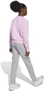 ⁦adidas jg fi logo ts pink,true pink,black gym & training tracksuit for junior girls size⁩ - الصورة ⁦2⁩